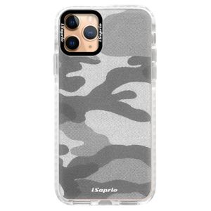Silikónové puzdro Bumper iSaprio - Gray Camuflage 02 - iPhone 11 Pro vyobraziť