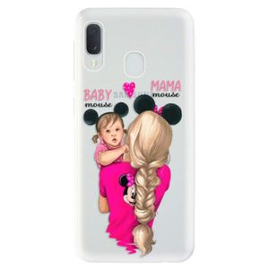 Odolné silikónové puzdro iSaprio - Mama Mouse Blond and Girl - Samsung Galaxy A20e vyobraziť