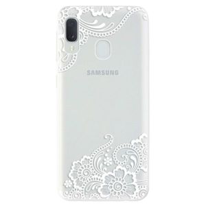 Odolné silikónové puzdro iSaprio - White Lace 02 - Samsung Galaxy A20e vyobraziť