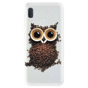 Odolné silikónové puzdro iSaprio - Owl And Coffee - Samsung Galaxy A20e vyobraziť