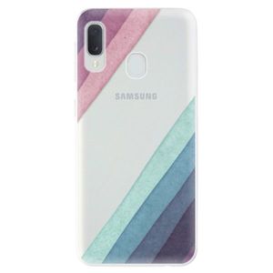 Odolné silikónové puzdro iSaprio - Glitter Stripes 01 - Samsung Galaxy A20e vyobraziť