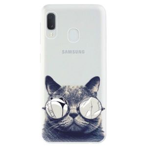Odolné silikónové puzdro iSaprio - Crazy Cat 01 - Samsung Galaxy A20e vyobraziť