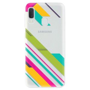 Odolné silikónové puzdro iSaprio - Color Stripes 03 - Samsung Galaxy A20e vyobraziť