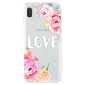 Odolné silikónové puzdro iSaprio - Love - Samsung Galaxy A20e vyobraziť