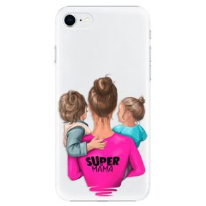 Plastové puzdro iSaprio - Super Mama - Boy and Girl - iPhone SE 2020 vyobraziť
