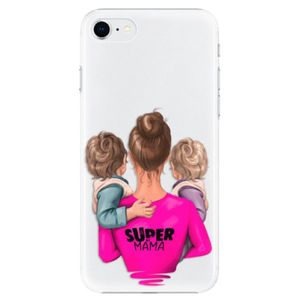 Plastové puzdro iSaprio - Super Mama - Two Boys - iPhone SE 2020 vyobraziť