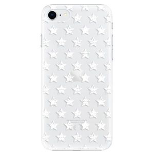 Plastové puzdro iSaprio - Stars Pattern - white - iPhone SE 2020 vyobraziť