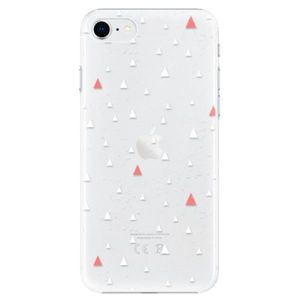 Plastové puzdro iSaprio - Abstract Triangles 02 - white - iPhone SE 2020 vyobraziť