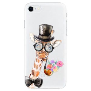 Plastové puzdro iSaprio - Sir Giraffe - iPhone SE 2020 vyobraziť