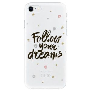 Plastové puzdro iSaprio - Follow Your Dreams - black - iPhone SE 2020 vyobraziť