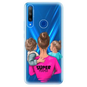 Odolné silikónové puzdro iSaprio - Super Mama - Boy and Girl - Huawei Honor 9X vyobraziť