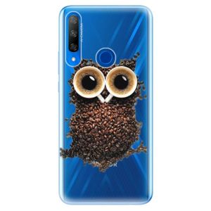 Odolné silikónové puzdro iSaprio - Owl And Coffee - Huawei Honor 9X vyobraziť