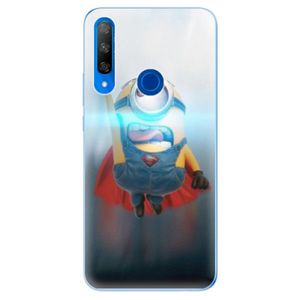 Odolné silikónové puzdro iSaprio - Mimons Superman 02 - Huawei Honor 9X vyobraziť