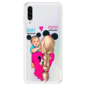 Odolné silikónové puzdro iSaprio - Mama Mouse Blonde and Boy - Samsung Galaxy A30s vyobraziť