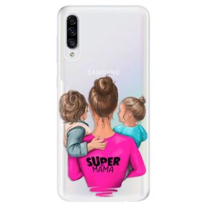 Odolné silikónové puzdro iSaprio - Super Mama - Boy and Girl - Samsung Galaxy A30s vyobraziť