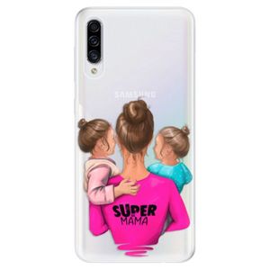 Odolné silikónové puzdro iSaprio - Super Mama - Two Girls - Samsung Galaxy A30s vyobraziť