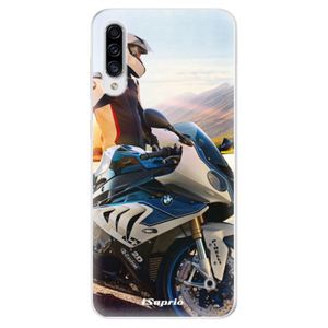 Odolné silikónové puzdro iSaprio - Motorcycle 10 - Samsung Galaxy A30s vyobraziť