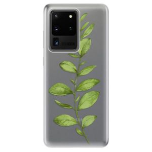 Odolné silikónové puzdro iSaprio - Green Plant 01 - Samsung Galaxy S20 Ultra vyobraziť