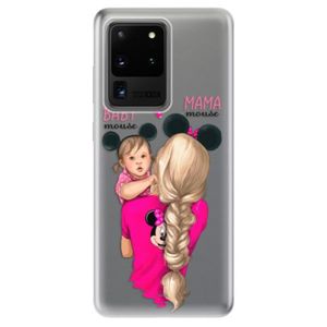 Odolné silikónové puzdro iSaprio - Mama Mouse Blond and Girl - Samsung Galaxy S20 Ultra vyobraziť