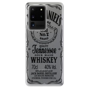 Odolné silikónové puzdro iSaprio - Transparent Black Jack - Samsung Galaxy S20 Ultra vyobraziť
