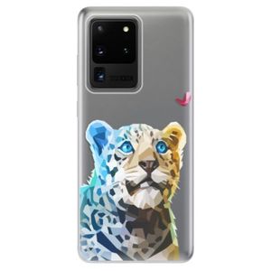 Odolné silikónové puzdro iSaprio - Leopard With Butterfly - Samsung Galaxy S20 Ultra vyobraziť