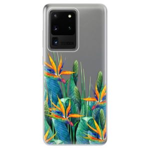 Odolné silikónové puzdro iSaprio - Exotic Flowers - Samsung Galaxy S20 Ultra vyobraziť
