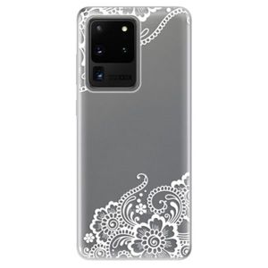 Odolné silikónové puzdro iSaprio - White Lace 02 - Samsung Galaxy S20 Ultra vyobraziť
