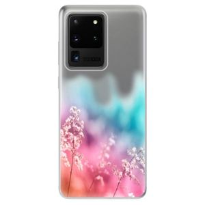 Odolné silikónové puzdro iSaprio - Rainbow Grass - Samsung Galaxy S20 Ultra vyobraziť