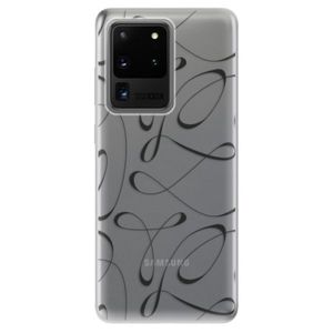 Odolné silikónové puzdro iSaprio - Fancy - black - Samsung Galaxy S20 Ultra vyobraziť