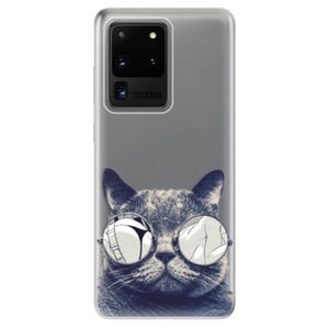 Odolné silikónové puzdro iSaprio - Crazy Cat 01 - Samsung Galaxy S20 Ultra vyobraziť