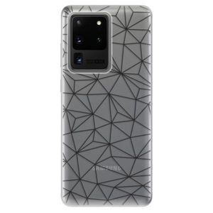 Odolné silikónové puzdro iSaprio - Abstract Triangles 03 - black - Samsung Galaxy S20 Ultra vyobraziť