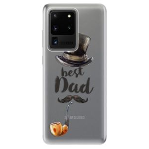 Odolné silikónové puzdro iSaprio - Best Dad - Samsung Galaxy S20 Ultra vyobraziť