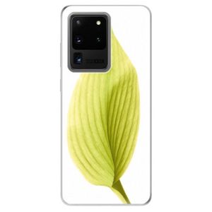 Odolné silikónové puzdro iSaprio - Green Leaf - Samsung Galaxy S20 Ultra vyobraziť