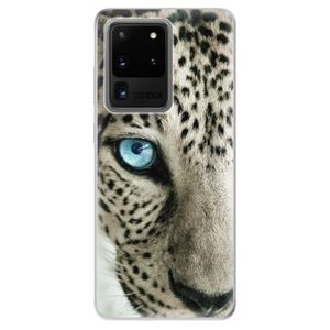 Odolné silikónové puzdro iSaprio - White Panther - Samsung Galaxy S20 Ultra vyobraziť