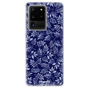 Odolné silikónové puzdro iSaprio - Blue Leaves 05 - Samsung Galaxy S20 Ultra vyobraziť
