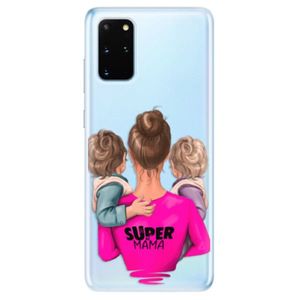 Odolné silikónové puzdro iSaprio - Super Mama - Two Boys - Samsung Galaxy S20+ vyobraziť