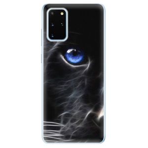 Odolné silikónové puzdro iSaprio - Black Puma - Samsung Galaxy S20+ vyobraziť