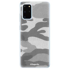 Odolné silikónové puzdro iSaprio - Gray Camuflage 02 - Samsung Galaxy S20+ vyobraziť