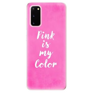 Odolné silikónové puzdro iSaprio - Pink is my color - Samsung Galaxy S20 vyobraziť