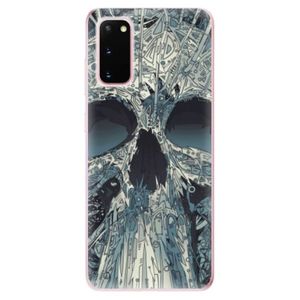 Odolné silikónové puzdro iSaprio - Abstract Skull - Samsung Galaxy S20 vyobraziť