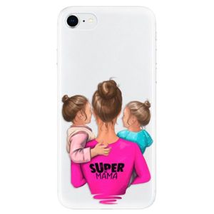 Odolné silikónové puzdro iSaprio - Super Mama - Two Girls - iPhone SE 2020 vyobraziť