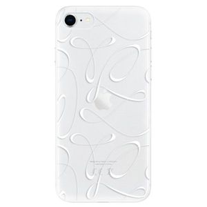 Odolné silikónové puzdro iSaprio - Fancy - white - iPhone SE 2020 vyobraziť