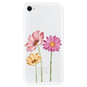Odolné silikónové puzdro iSaprio - Three Flowers - iPhone SE 2020 vyobraziť