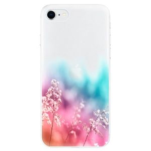 Odolné silikónové puzdro iSaprio - Rainbow Grass - iPhone SE 2020 vyobraziť