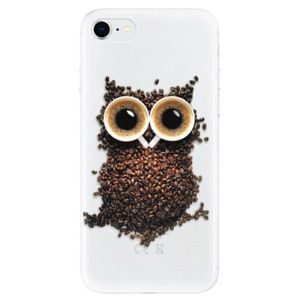 Odolné silikónové puzdro iSaprio - Owl And Coffee - iPhone SE 2020 vyobraziť