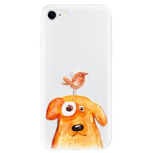 Odolné silikónové puzdro iSaprio - Dog And Bird - iPhone SE 2020 vyobraziť