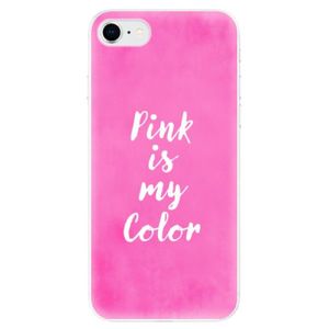 Odolné silikónové puzdro iSaprio - Pink is my color - iPhone SE 2020 vyobraziť