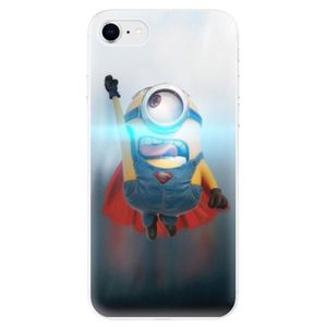 Odolné silikónové puzdro iSaprio - Mimons Superman 02 - iPhone SE 2020 vyobraziť