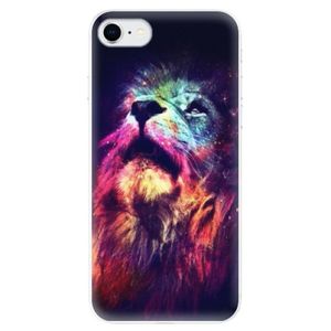 Odolné silikónové puzdro iSaprio - Lion in Colors - iPhone SE 2020 vyobraziť
