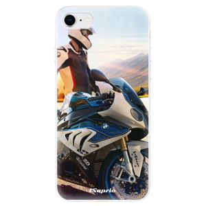 Odolné silikónové puzdro iSaprio - Motorcycle 10 - iPhone SE 2020 vyobraziť